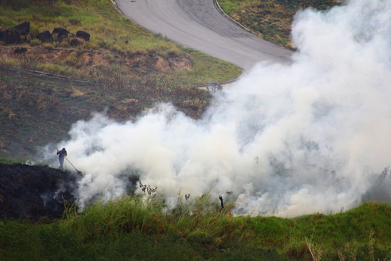 Uno de los incendios que se han producido en la provincia