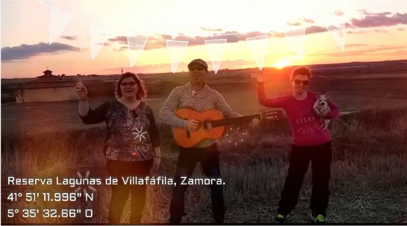Manel Navarro, el representante español en Eurovisión, grabó parte de su vídeo en Villafáfila y Tapioles