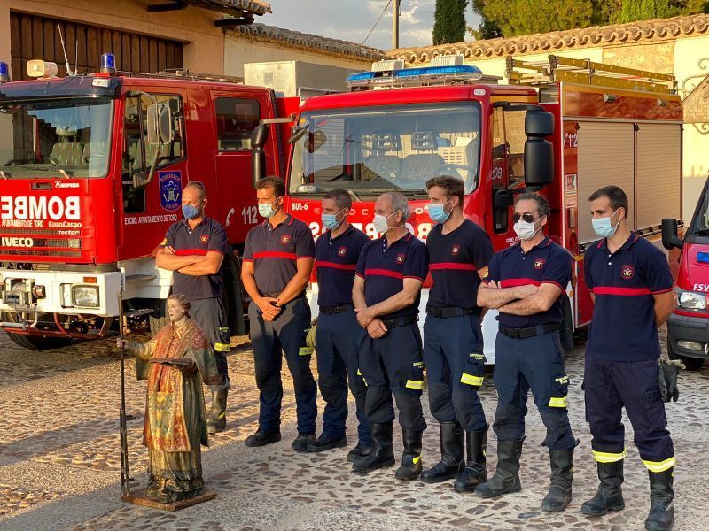 Los bomberos toresanos celebraron la onomástica de su Patrón San Lorenzo