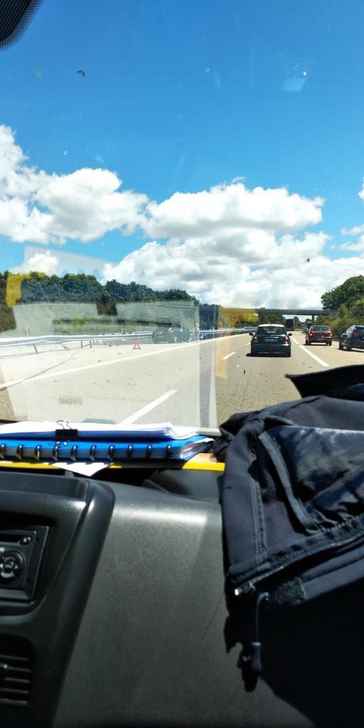Accidente múltiple en la A52 sin heridos cerca de Puebla de Sanabria
