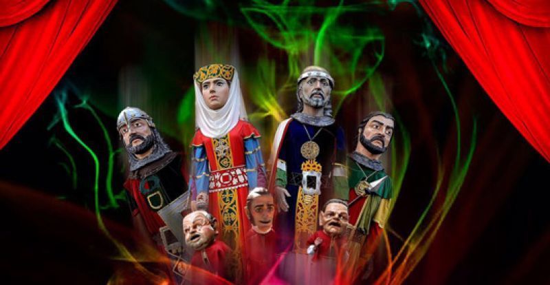 Gigantes, títeres y cabezudos, protagonistas del Cerco de Zamora en el Teatro Principal