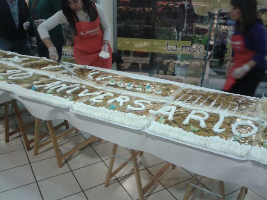 Tarta de 1.000 raciones