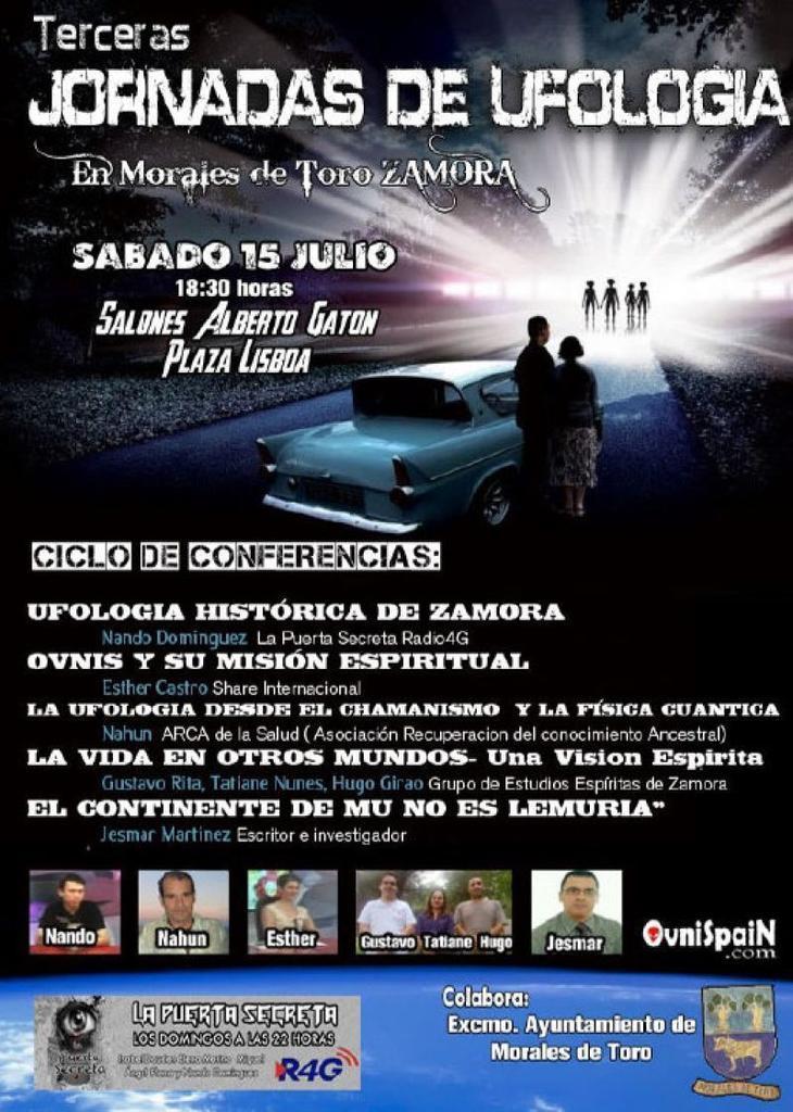 El 15 de julio se celebrará la III Edición de las Jornadas de Ufología en Morales de Toro