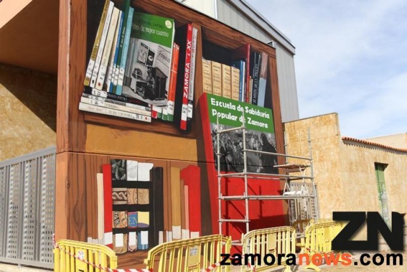 El Ayuntamiento de Zamora crea un nuevo mural en un edificio que pronto estará en marcha