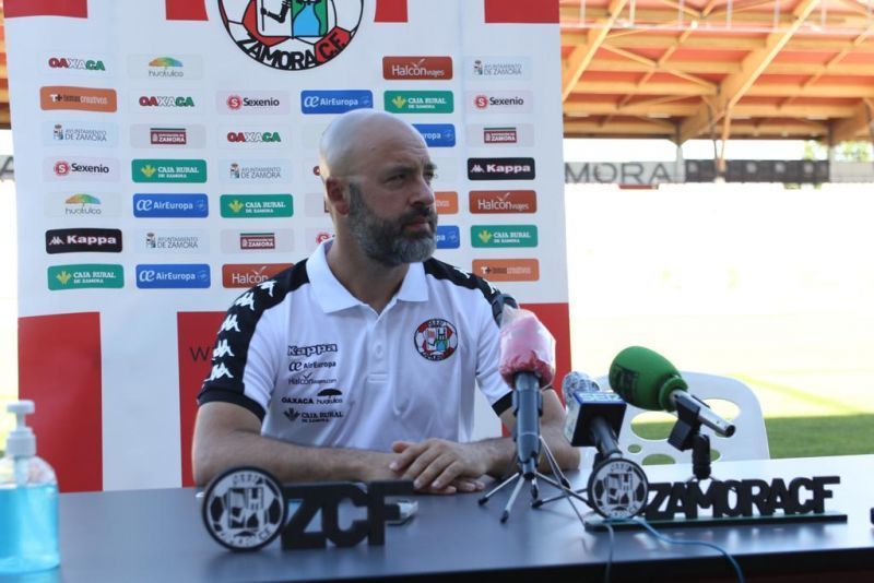 David Movilla se muestra optimista por la preparación del equipo de cara al encuentro frente el Numancia "B"