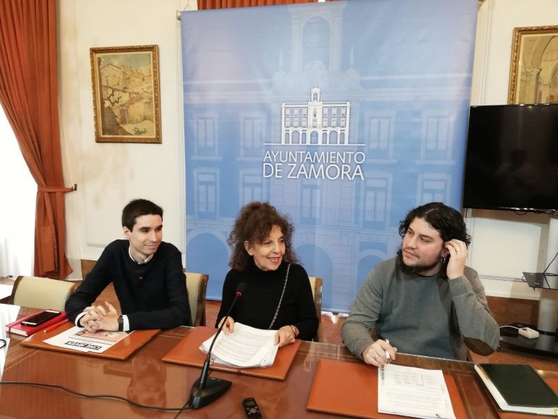 Sergio García Laura Rivera y Diego Bernardo durante la Junta de Gobierno del 14 de enero | Foto E. S. D.