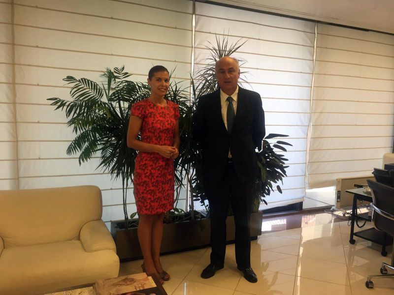 Clara San Damián se reúne con el secretario de Estado de Cultura para recabar el apoyo del Gobierno al Museo de Semana Santa