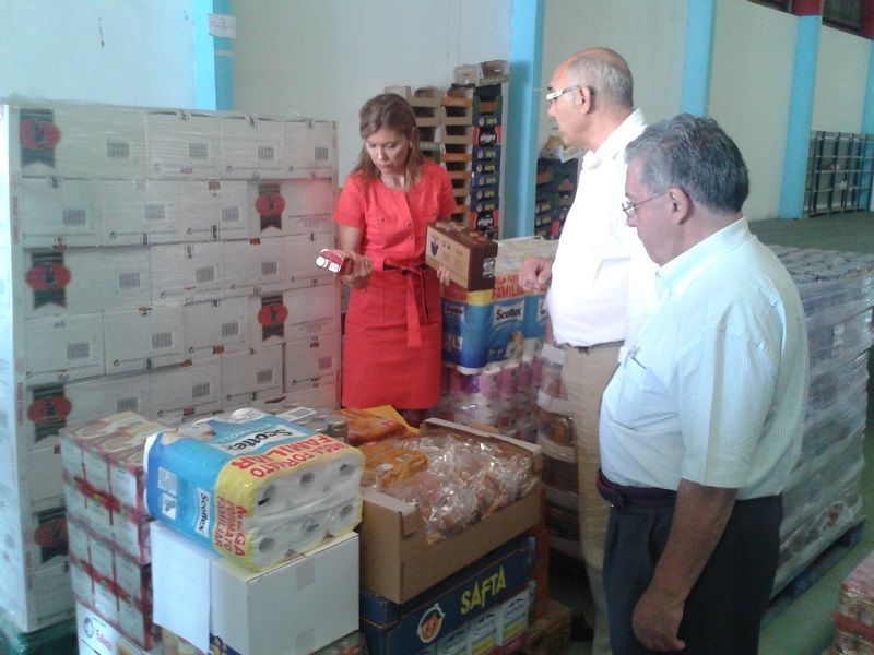 Visita de la subdelegada del Gobierno al Banco de Alimentos de Zamora.