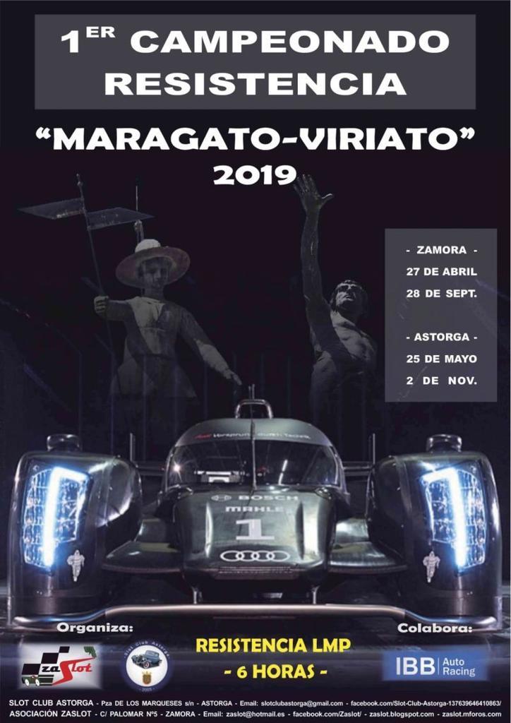 Fin de semana de campeonato de resistencia para Scalextric en Zamora y en Astorga Primer Campeonato de Resistencia "Maragato-Viriato" 2019