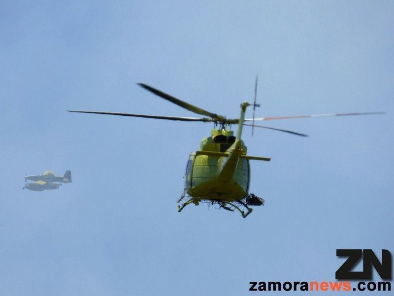 La Provincia de Zamora registró ayer hasta 6 incendios por caída de rayos en Bermillo de Alba, Cerecinos, Moreruela, Peleagonzalo, Ferreras y la Raya con Portugal