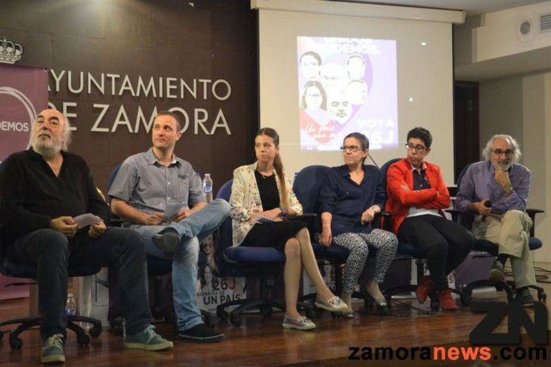 El Grupo Podemos se presentará en Zamora al Congreso, Senado, Cortes de Castilla y León y Ayuntamiento de Zamora