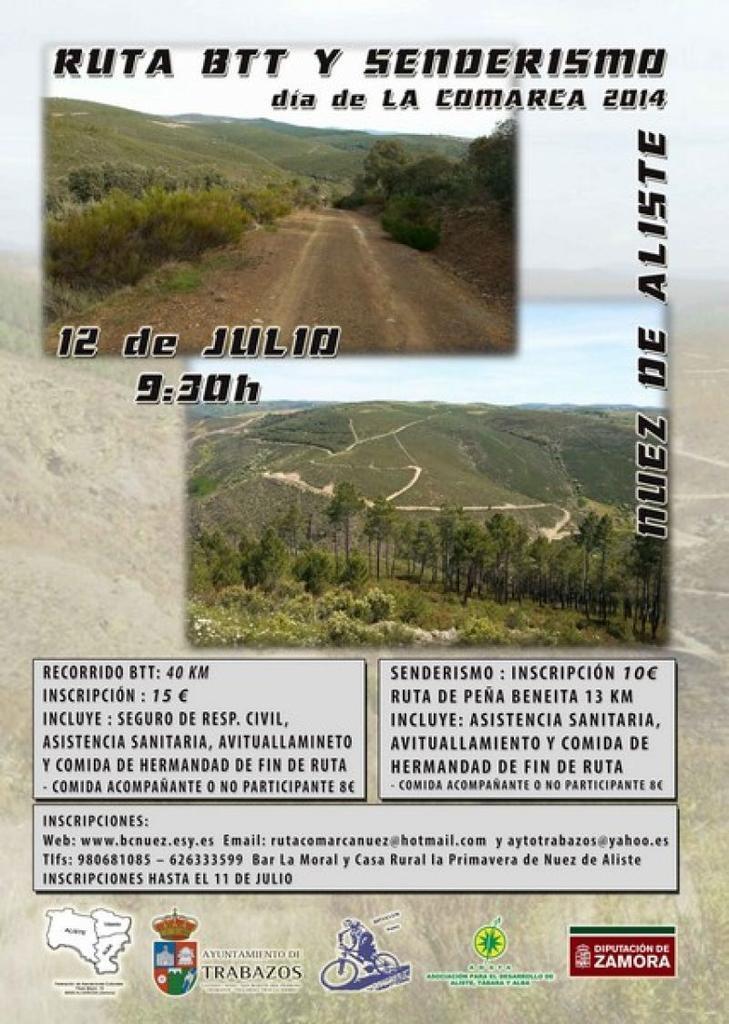 Ruta de BBT y senderismo en Nuez de Aliste