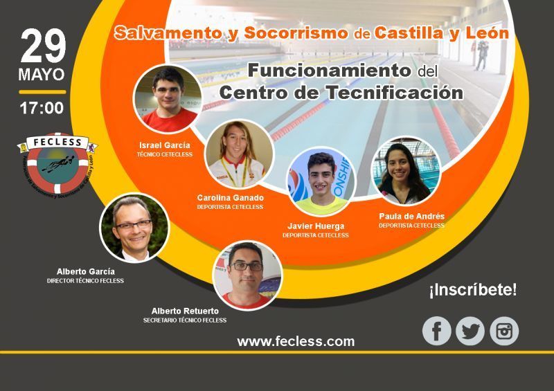 La Federación de Salvamento y Socorrismo de Castilla y León organiza un seminario deportivo online