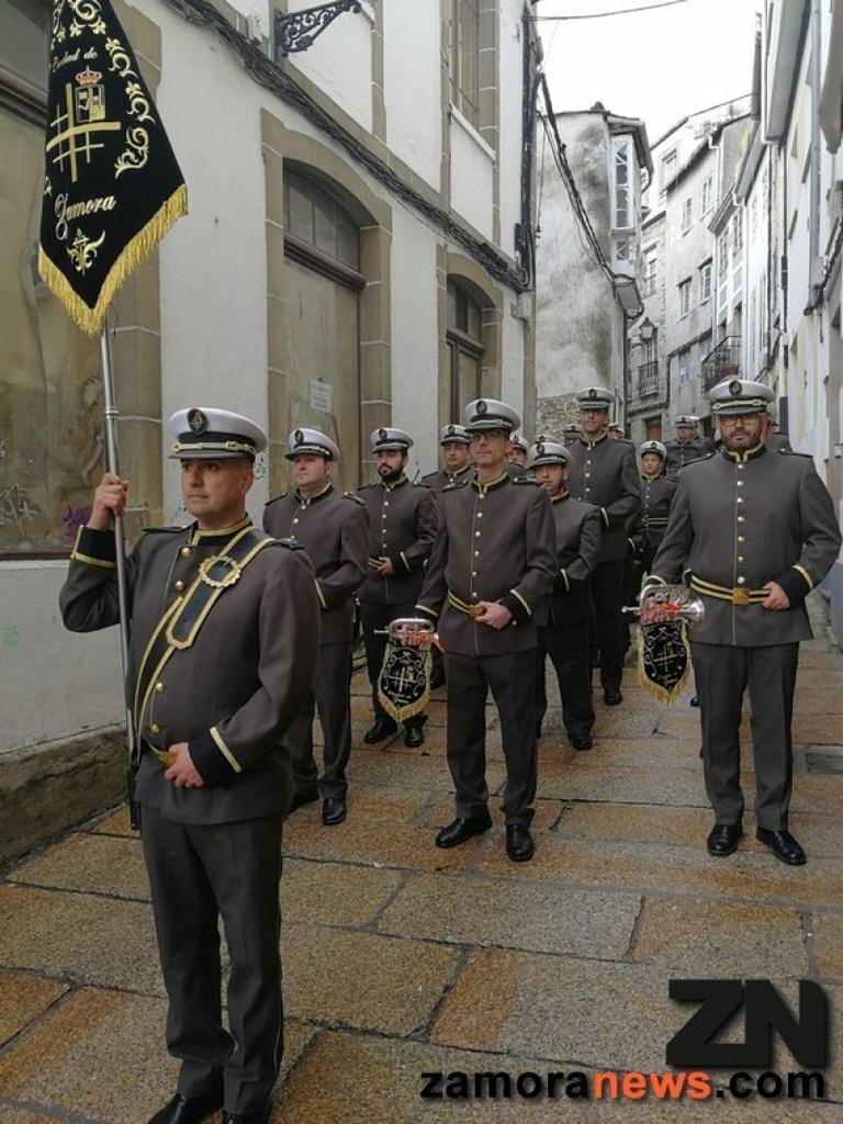 La Banda de Cornetas y Tambores Ciudad de Zamora que celebra su 30 aniversario es también banzo de Oro de la Casa de Zamora en Madrid