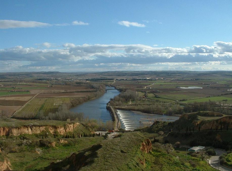 Vista que ofrece la Vega de Toro, que destaca por la fertilidad de sus campos, bañados por el río Duero