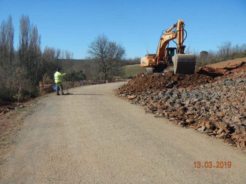 La Diputación de Zamora inicia las obras de mejora de la carretera de enlace de Rábano y Sejas de Aliste con la N-122
