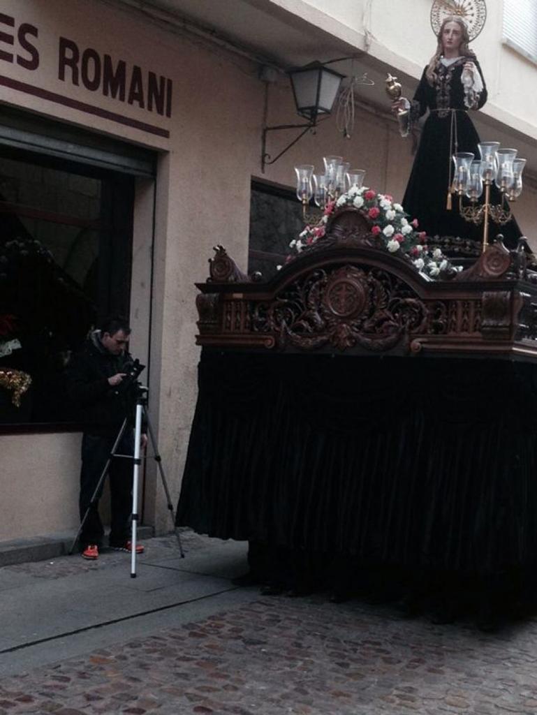 Óscar Antón graba a La Magdalena