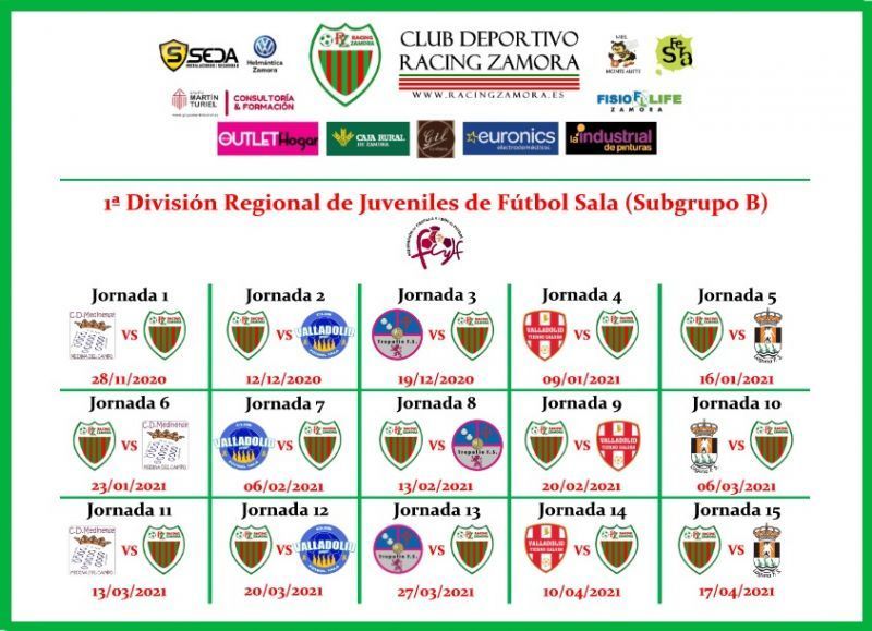 El Racing Intersala Zamora debutará a finales de mes en la categoría Juvenil ante el CD Medinense