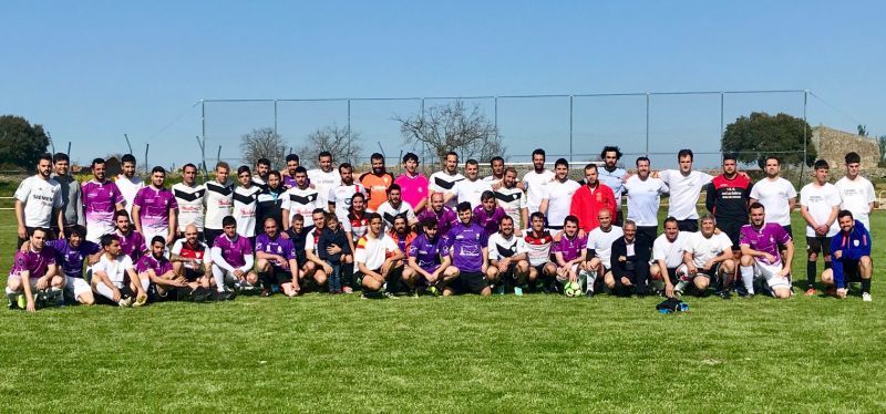 El equipo de del CD Villar del Buey ganador del III Torneo Solidario Argusino Vive celebrado en Bermillo de Sayago