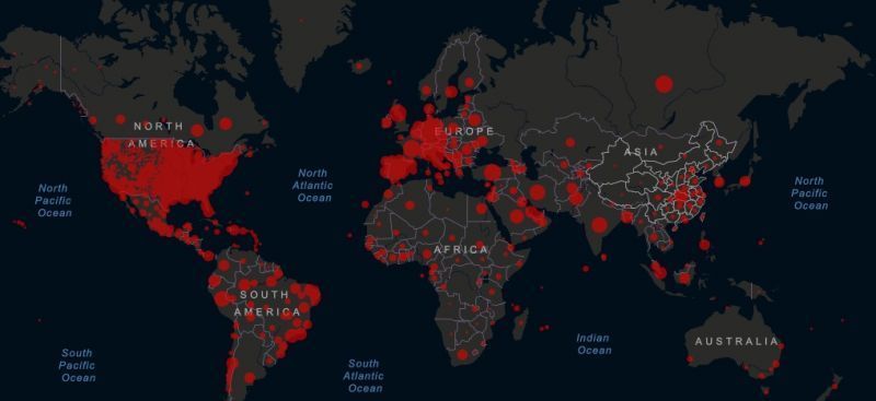 Mapa coronavirus | Jonhs Hopkins University