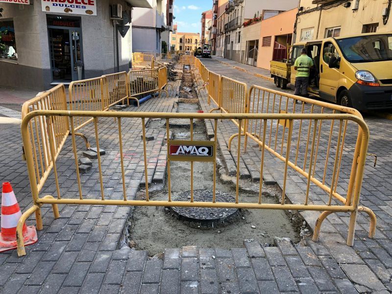 Este viernes se reabre al tráfico la calle de Alonso de Tejada, tras la renovación integral de la red de abastecimiento de agua