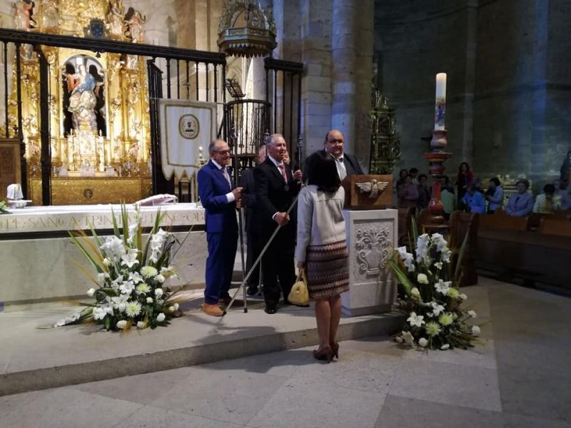 Ángeles Medina, primera mujer cofrade de San Isidro Labrador de Toro