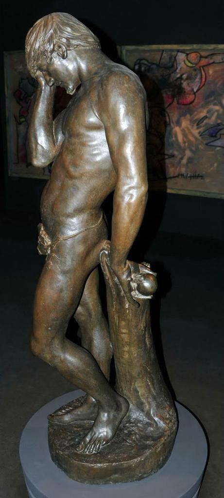 El Ayuntamiento de Zamora recupera para la ciudad la obra "Adán después del pecado" un bronce de Eduardo Barrón que podría colocarse en Sagasta