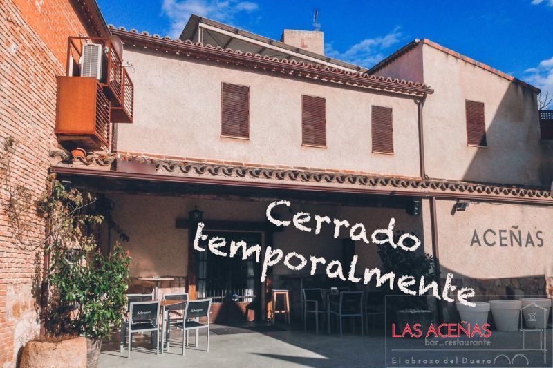 Cierre temporal del Restaurante las Aceñas por responsabilidad ante la pandemia