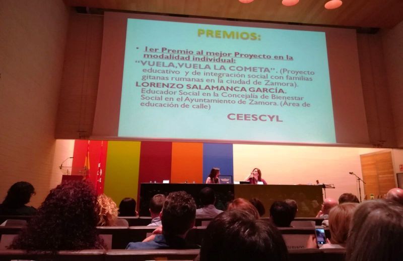 Lorenzo Salamanca recibe un premio nacional sobre proyectos de educación social