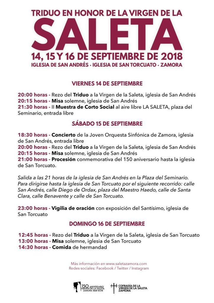 La Saleta celebra el 150 aniversario de la advocación y el cambio de sede canónica