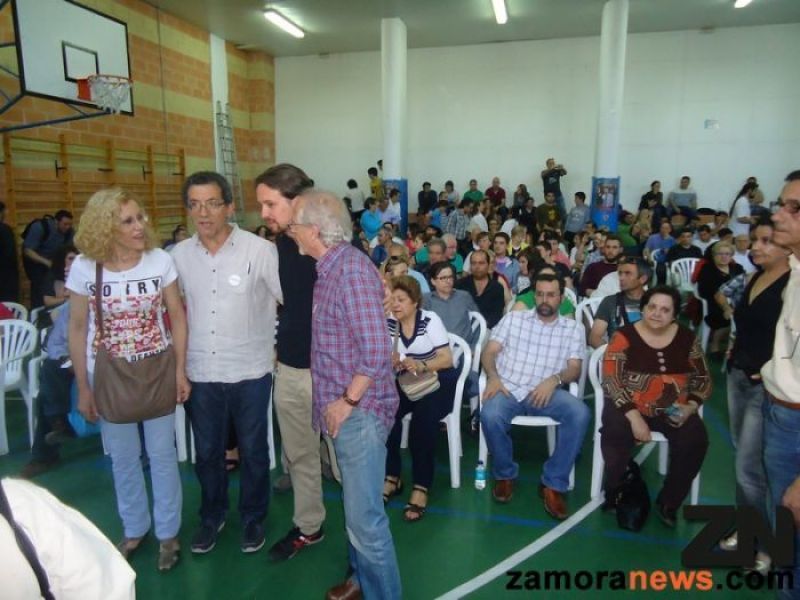 Pablo Iglesias, en una visita a Zamora el pasado año