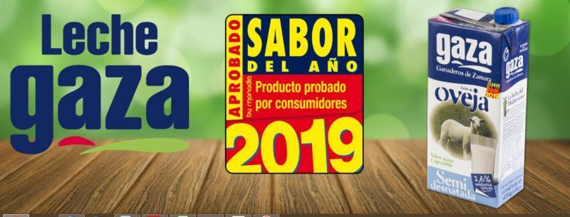 Leche Gaza inicia el 2019 siendo el producto SABOR DEL AÑO 2019 con su leche de oveja