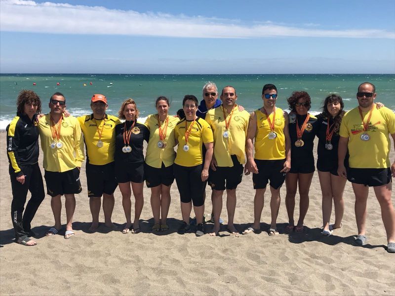 Los Dragones zamoranos se salieron del mapa en el Campeonato de España Máster de Salvamento y Socorrismo