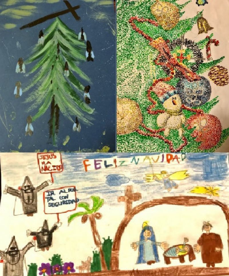 El Concurso Infantil de pintura de Navidad de la Tercera Caída ya tiene ganadores