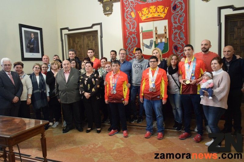 Guarido, a los medallistas zamoranos: "Sois un orgullo para la ciudad y para el Ayuntamiento"