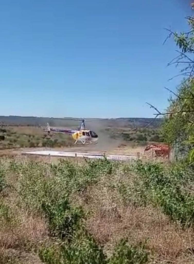 Jesús Calleja y su helicóptero ya están en Fermoselle