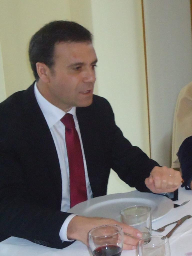 El presidente de la Cámara Municipal de Braganza, Hernani Dias..