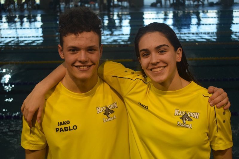El Club Natación Zamora acude al Nacional de Invierno con Paula López y Pablo Vicente