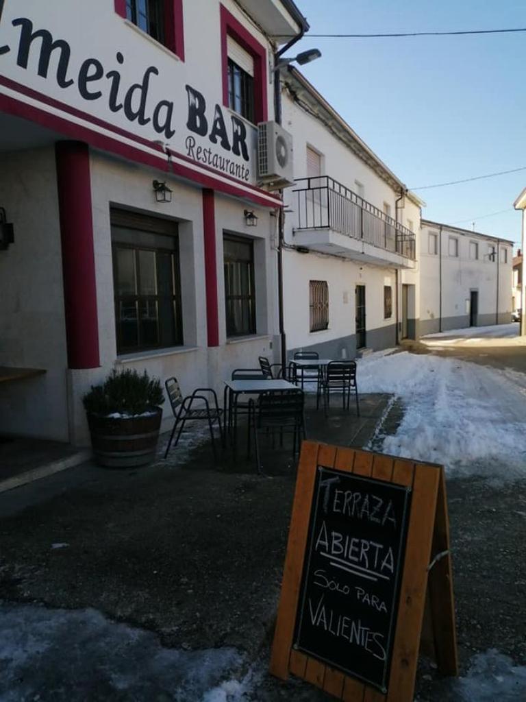 Terrazas abiertas entre el hielo y la nieve: sólo apto para valientes