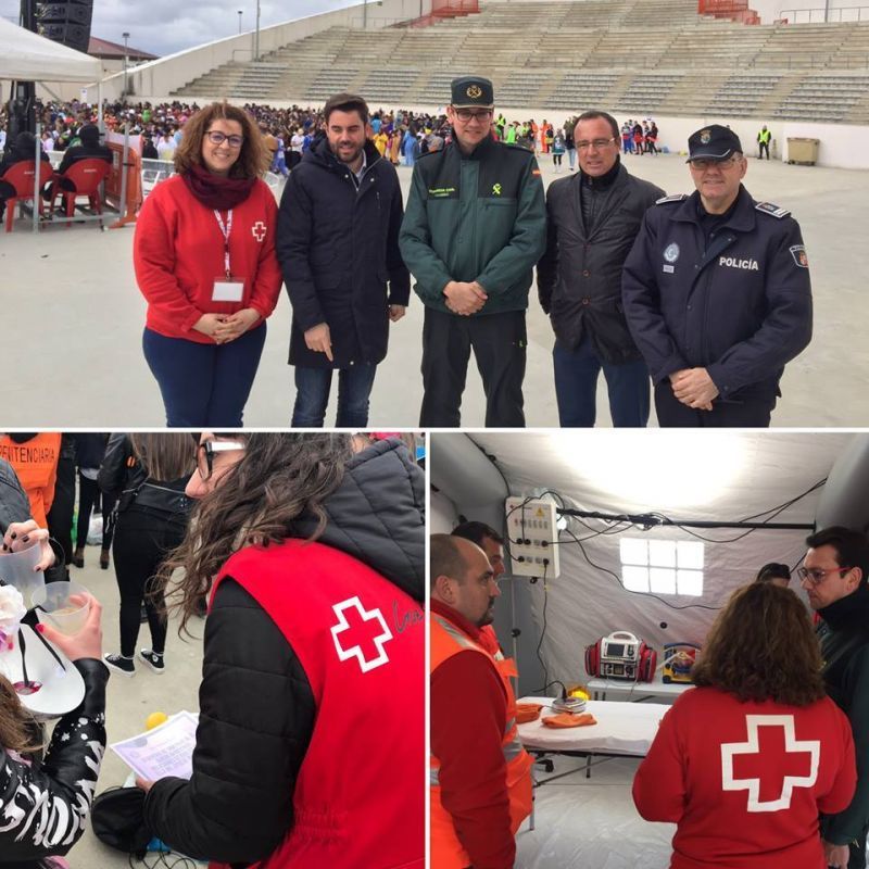 El equipo de socorros y emergencias de Cruz Roja en la Politecparty, comunica que 39 personas fueron atendidas con dos traslados al hospital víctimas de posibles agresiones