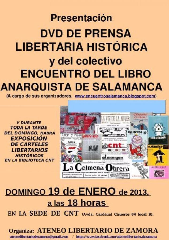 Cartel anunciador de las actividades.