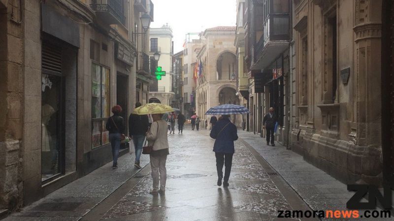 El tiempo en Zamora I Mitad de semana pasada por agua