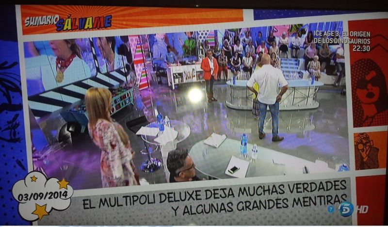 Un momento del programa 'Sálvame diario' de hoy.