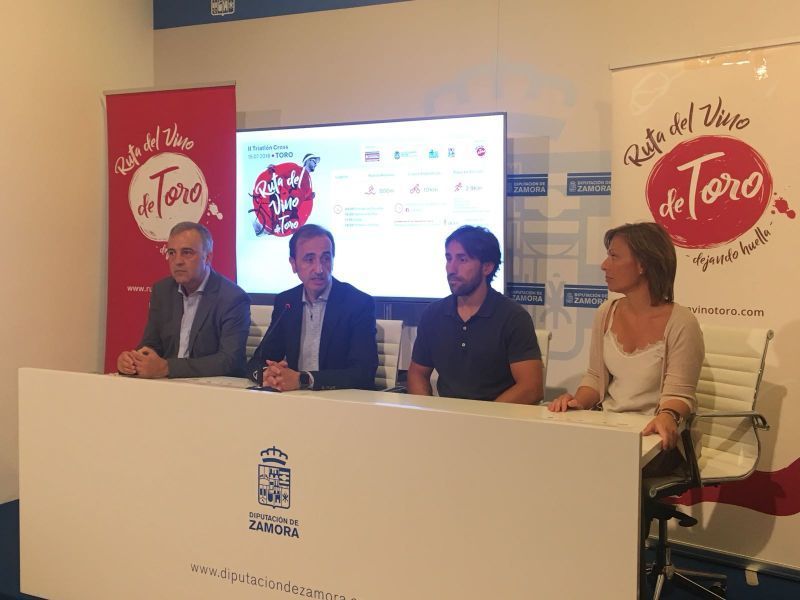 La Diputación de Zamora presenta el Triatlón Cross bautizado este año como "La Ruta del Vino de Toro"
