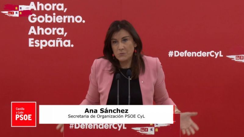 Ana Sánchez:."Los castellanos y leoneses han dicho en las urnas que no quieren el pacto de la rapiña ni a Mañueco de presidente"