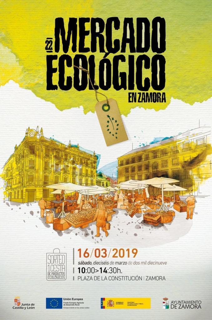Mañana 16 de marzo nueva edición del Mercado Ecológico en la Plaza de la Constitución