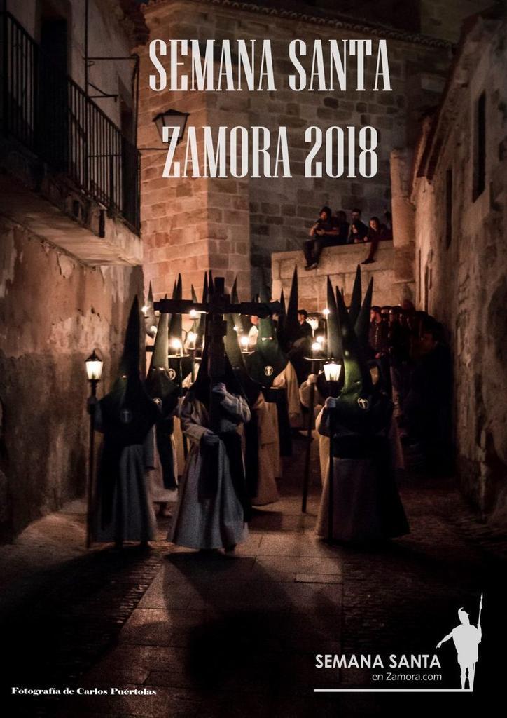 Las Siete Palabras ilustra el cartel de la web 'Semana Santa En Zamora'