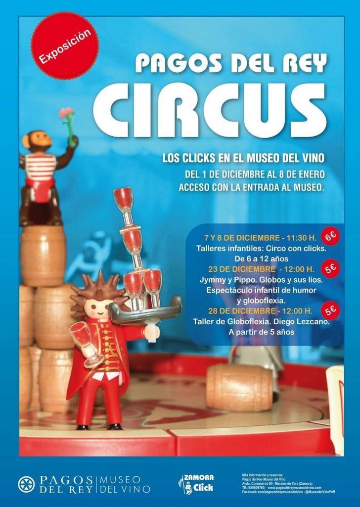 El Circo de Playmobil instala su carpa en el Museo del Vino