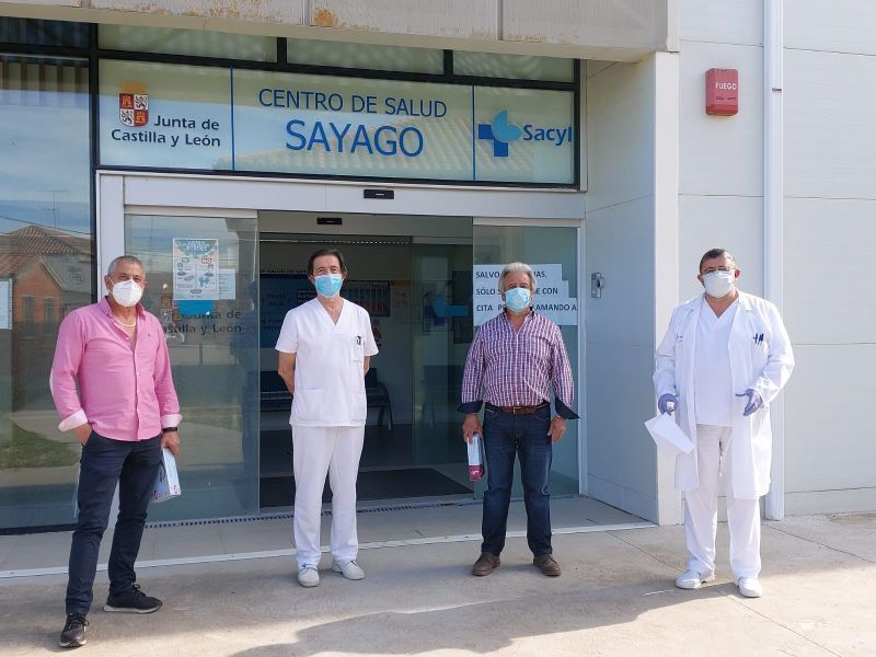 El Club Naútico de Sayago dona EPIs y termómetros de infrarrojos para los sanitarios sayagueses