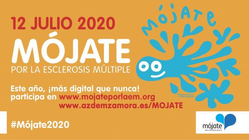 AZDEM se vuelve a sumar a la campaña "Mójate por la Esclerosis Múltiple"